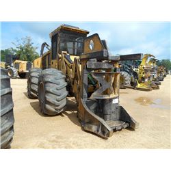 TIGERCAT 718 FELLER BUNCHER, S/N 7180372, SAWHEAD, ECAB W/AIR, 28L-26 TIRES, METER READING 3,192 HOU