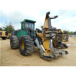 TIMBERJACK 740 FELLER BUNCHER, S/N 2215 (06 YR) SAW HEAD, ECAB W/AIR, 28L-26 TIRES, METER READING 8,
