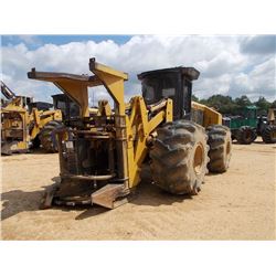 HYDRO AX 670 FELLER BUNCHER, S/N 82740, SAWHEAD, ECAB W/AIR, 67-34X25 TIRES, METER READING 1,060 HOU