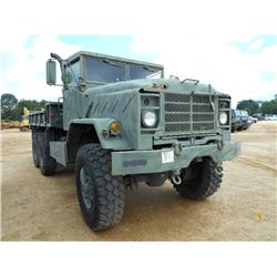 HARSCO M923AW 5 TON 6X6 CARGO TRUCK, S/N 23F10226, CUMMINS DIESEL ENG, A/T, 14' BODY, 14.00R20 TIRES