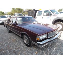 1990 CHEVROLET CAPRICE CLASSIC BROUGHAM, S/N 1G1BU54E3LA120074, V8 GAS, A/T, P/S, P/B, NEW TIRES, FA