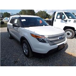 2011 FORD EXPLORER 4X4, S/N 1FMHK8B88BGA94178, GAS ENG, A/T, ODOMETER READING 89,559 MILES