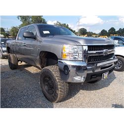 2007 CHEVROLET 2500 HD Z71 4X4 PICKUP TRUCK, S/N 1GCHK23687F502478, DIESEL ENGINE, A/T, SUNCOAST BUI