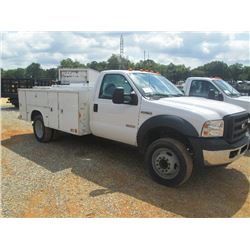 2006 FORD F450 SERVICE TRUCK, S/N 1FDXF46P06ED88279, POWERSTROKE DIESEL, A/T, KNAPHEIDE SERVICE BODY