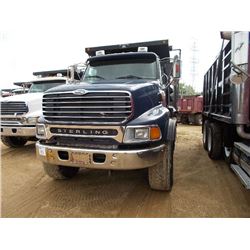 2005 STERLING LT9522 TRI-AXLE DUMP, S/N 2FZMAZCB75AN85667, 460HP MERCEDES BENZ ENG, 10 SPD TRANS, 46