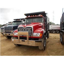 2005 MACK GRANITE CV713 TRI-AXLE DUMP, S/N 1M2AG11C85M016943, E427 MACK ENG, 10 SPD TRANS, 44K REARS