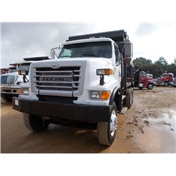 2005 STERLING T/A DUMP TRUCK, S/N 2FZHAWDJ05AN85828, MERCEDES BENZ DIESEL ENG, 8LL TRANS, 40K REARS,