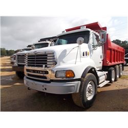 2006 STERLING TRI-AXLE DUMP, S/N 2FWJA3CV46AW65779, MERCEDES BENZ DIESEL ENG, 10 SPD TRANS, 46K REAR