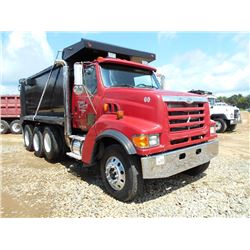 2000 STERLING TRI-AXLE DUMP, S/N 2F2NNXYBYAB49273, 8LL TRANS, 46K REARS, 18K FRONT, 16' 21 YD HARD O
