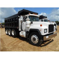 1998 MACK RD 688S TRI-AXLE DUMP, S/N 1M29267C4WM038758, 350HP MACK DIESEL ENG, 8LL TRANS, 44K REARS,