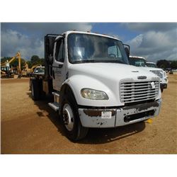 2004 FREIGHTLINER S/A FLATBED DUMP, S/N 1FVACXDC54H612741, CAT C7 ENG, ALLISON A/T, 21K REARS, 12K F