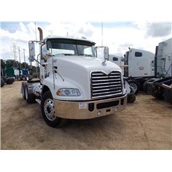 2009 MACK CXU613 T/A TRUCK TRACTOR, S/N 1M1AW07Y89N007308, MP8, 445C MACK ENG, 10 SPD TRANS, 40K REA