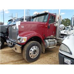 2006 INTERNATIONAL 5900i T/A TRUCK TRACTOR, S/N 1HSXRAPT86J269268, 500 HP CUMMINS DIESEL ENG, 18 SPD