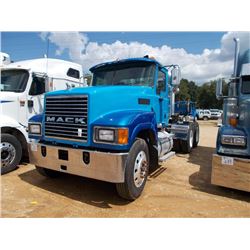 2007 MACK CHN613 T/A TRUCK TRACTOR, S/N 1M1AJ06Y77N010570, E7-427HP MACK ENG, 10 SPD TRANS, 46K REAR