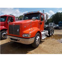 2007 INTERNATIONAL 9400i T/A TRUCK TRACTOR, S/N 2HSCNSCR87C542610, 466 HP CAT C15 ENG, 10 SPD TRANS,