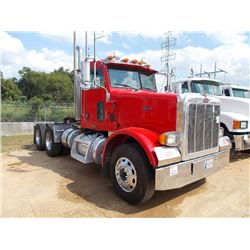 2006 PETERBILT 378 T/A TRUCK TRACTOR, S/N 1XPFD09X76N882650, DIESEL ENG, 10 SPD TRANS, 40K REARS, 12