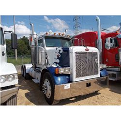 2005 PETERBILT 379 T/A TRUCK TRACTOR, S/N 1XP5DB9X25N861615, C15 475HP CAT ENG, 10 SPD TRANS, 40K RE