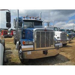 2005 PETERBILT 378 TRI-AXLE TRUCK TRACTOR, S/N 1XPFPBEX65N863353, 475 HP CAT C15 DIESEL ENG, 18 SPD 