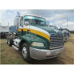 2005 MACK CX613 T/A TRUCK TRACTOR, S/N 1M1AE05Y15N021115, MACK ENG, EATON 10 SPD TRANS, 40K REARS, 1