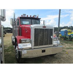 2001 PETERBILT 379 T/A TRUCK TRACTOR, S/N 1XP5DB9X41N554490, CAT C-15 ENG, 13 SPD TRANS, 38K REARS, 