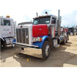 1988 PETERBILT 357 T/A TRUCK TRACTOR, S/N 1XPADB9X8JN256314, CAT 3406B ENG, 8LL TRANS, 38K REARS, 12