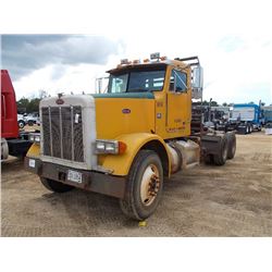 1993 PETERBILT 357 T/A TRUCK TRACTOR, S/N 1XPAD60XXPN329440, CUMMINS DIESEL ENG, 9 SPD TRANS, 44K RE