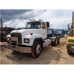 1999 MACK RD688S T/A TRUCK TRACTOR, S/N 1M2P234Y2XM040712, MACK DIESEL ENG, 10 SPD TRANS, 12K FRONT,