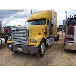1996 FREIGHTLINER T/A TRUCK TRACTOR, S/N 1FUPCSEB3TP549384, DETROIT SERIES 60 ENG, 1 SPD TRANS, 40K 