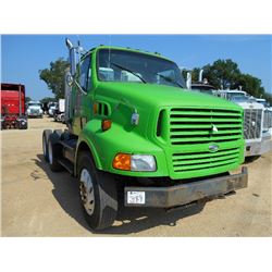 2000 STERLING T/A TRUCK TRACTOR, S/N 2FWYHCYBBYAF44784, CUMMINS DIESEL ENG, 10 SPD TRANS, 40K REARS,