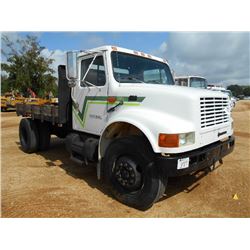 1994 INTERNATIONAL 4000 S/A FLATBED, S/N 1HTSCACM5RH577287, IHC DT408 ENG, 7 SPD TRANS, 17K REARS, 9