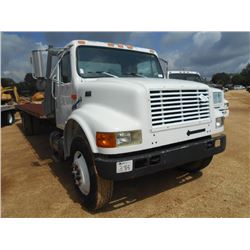 1995 INTERNATIONAL 4900 S/A FLATBED, S/N 1HTSDAAN0SH630959, IHC DT466 ENG, 6+ TRANS, 19K REAR, 10K F