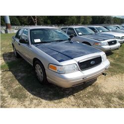 2008 FORD CROWN VICTORIA, S/N 2FAHP71V38X159566, V8 GAS A/T