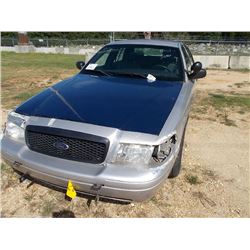 2008 FORD CROWN VICTORIA, S/N 2FAHP71V48X159575, ODOMETER READING 189,315 MILES