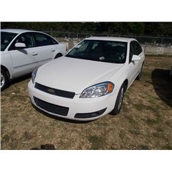 2007 CHEVROLET IMPALA LT 4 DOOR SEDAN, S/N 2G1WC58R179110016, GAS ENG, A/T, ODOMETER READING 75,035 
