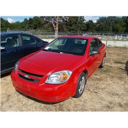 2007 CHEVROLET COBALT LS SEDAN, S/N 1G1AK15F677108666, GAS ENG, A/T, ODOMETER READING 161,632 MILES