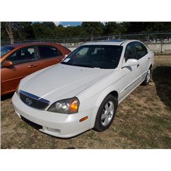 2006 SUZUKI VERONA 4 DOOR SEDAN, S/N KL5BM56L16B185784, GAS ENG, A/T