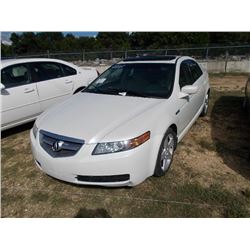 2005 ACURA TL 4 DOOR SEDAN, S/N 19UUA66285A076806, GAS ENGINE, A/T, ODOMETER READING 193,400 MILES