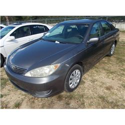 2006 TOYOTA CAMRY LE, S/N 4T1BE32K86U720816, VVT-I ENGINE, A/T, A/C, ODOMETER READING 229,480 MILES