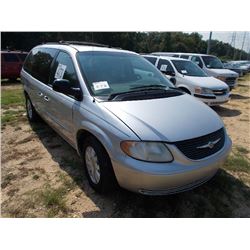 2003 CHRYSLER TOWN & COUNTRY EX MINI VAN, S/N 2C4GP74L23R224775, V6 GAS, A/T, ODOMETER READING 223,4