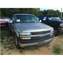 2002 CHEVROLET Z-71 4X4 PICKUP, S/N 1GCEK19T72E253535, GAS ENG, A/T, EXTENDED CAB, ODOMETER READING 