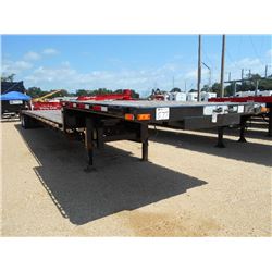 2012 TRANSCRAFT 53' T/A STEP DECK TRAILER, S/N 1TTE532S4C3689653, 102" WIDE, AIR RIDE, 6' DOVE TAIL 