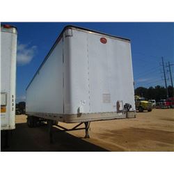 1995 GREAT DANE 7311TLR48 T/A 48' VAN TRAILER, S/N 1GRAA962355072001, LANDING GEAR, 295/75R22.5 TIRE