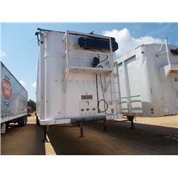 2001 J&J 48' T/A ALUMINUM WALKING FLOOR TRAILER, S/N 1S94A48231M006835, KEITH WALKING FLOOR, NO HYD 