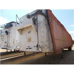 1998 EAST 48' T/A ALUMINUM WALKING FLOOR TRAILER, S/N 1E1U1Y284WRA24294, NO HYD CONNECTION, OPEN TOP