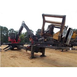 PRENTICE 2384 LOG LOADER, S/N PR63617 (09 YR) ECAB W/AIR, DELIMBER, MTD ON T/A TRAILER, METER READIN