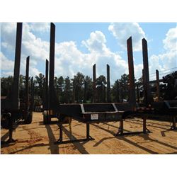 2000 OT FABRICATING 4 BOLSTER T/A LOG TRAILER, S/N 1Z9AD402XYA012952, 11R24.5 TIRES