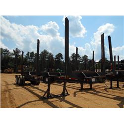 2000 OT FABRICATING 4 BOLSTER T/A LOG TRAILER, S/N 1E9AD4022YAC12945, 11R24.5 TIRES