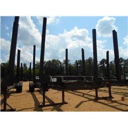 1974 UTLC 4 BOLSTER T/A LOG TRAILER, S/N STC12282010, 11R24.5 TIRES