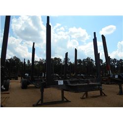 1974 SHOP BUILT 4 BOLSTER T/A LOG TRAILER, S/N 31051974, 11R24.5 TIRES