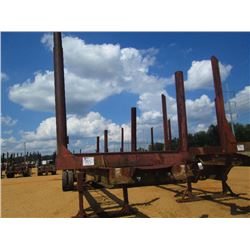 1974 4 BOLSTER LOG TRAILER, S/N C563217, 11R22.5 TIRES (BILL OF SALE ONLY)